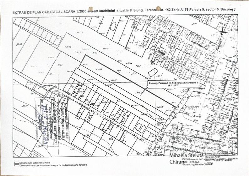 Teren Construcții intravilan de 3000 mp, în Prelungirea Ferentari