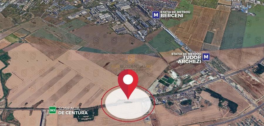Teren Construcții intravilan de 4900 mp, în Jilava