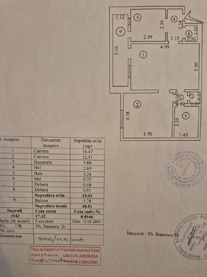 Ap 2 camere Tiglina 2 - 8