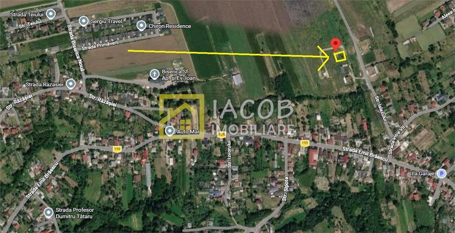 Teren Construcții intravilan de 550 mp, în Măgura
