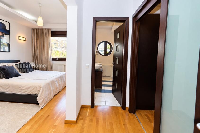 Apartament cu 5 camere decomandat, mobilat în Herăstrău