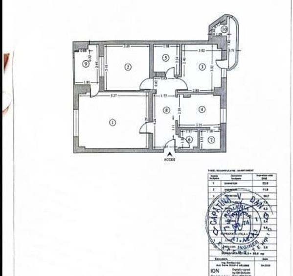 Apartament 3 camere decomandat, Bld. Mircea Voda, centrala termica, 2 balcoane - 14