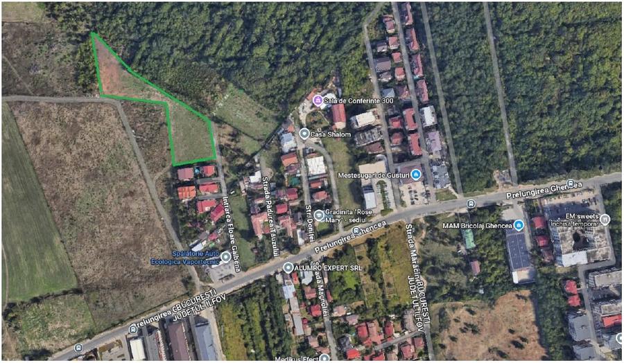 Teren Construcții intravilan de 7499 mp, în Prelungirea Ghencea