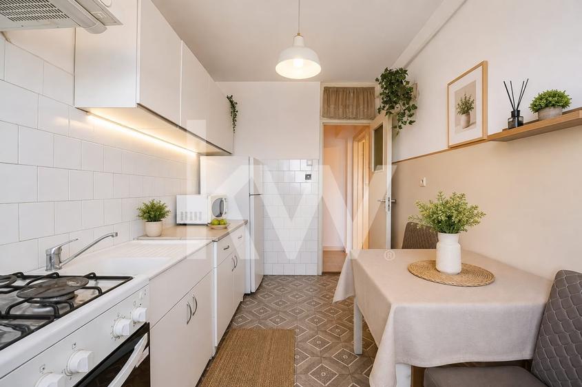 Apartament cu 3 camere decomandat, mobilat în Gemenii