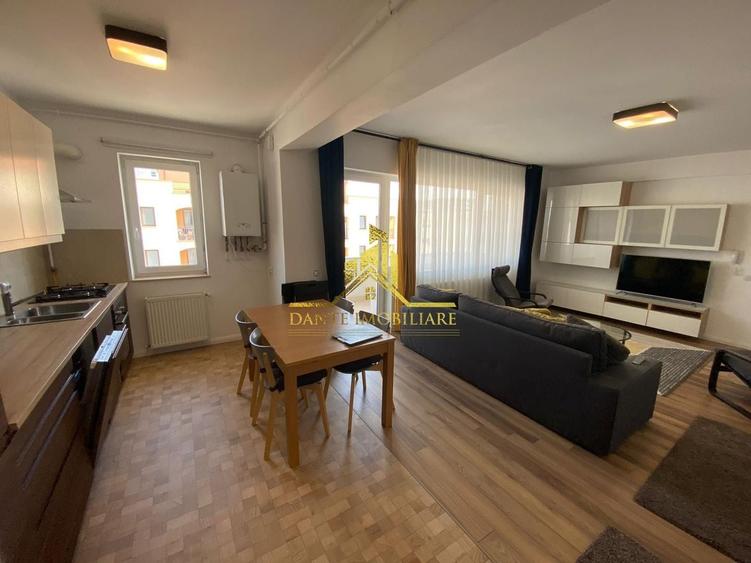 Apartament cu 2 camere semidecomandat, mobilat în Bună Ziua