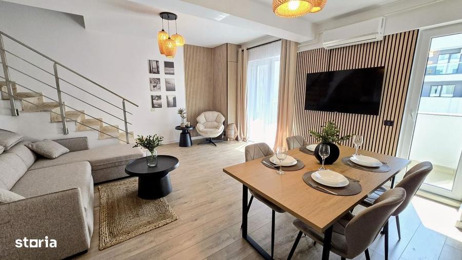 Apartament cu 3 camere decomandat, mobilat în Parcul Carol
