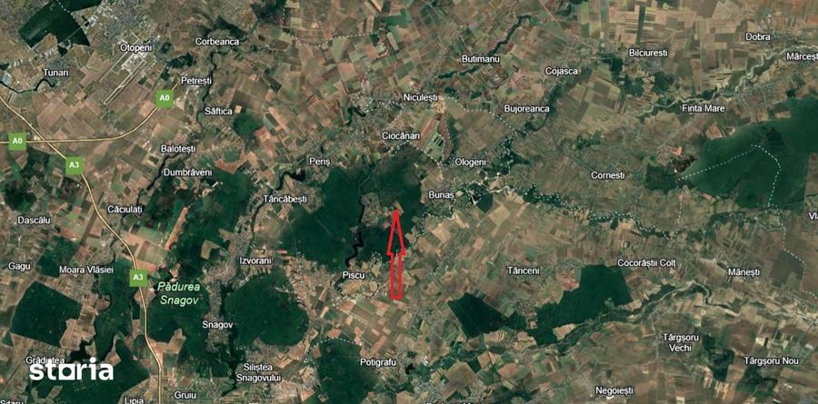 Teren de 17714 mp, în Periș