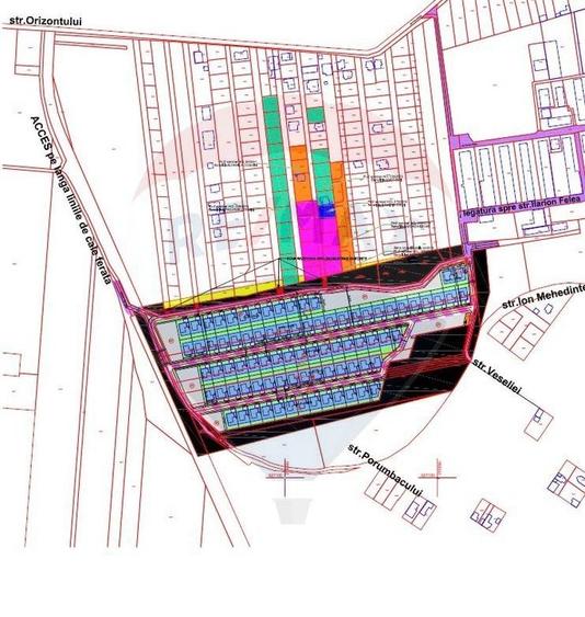 Teren Construcții intravilan de 416 mp, în Bujac
