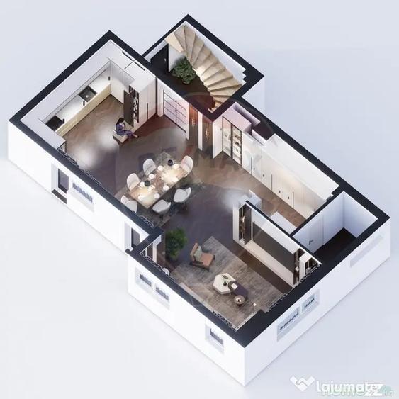 Apartament cu 4 camere semidecomandat în Semicentral