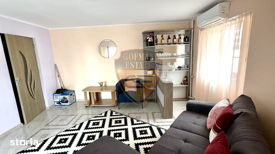 Apartament cu 3 camere decomandat, mobilat în Gara
