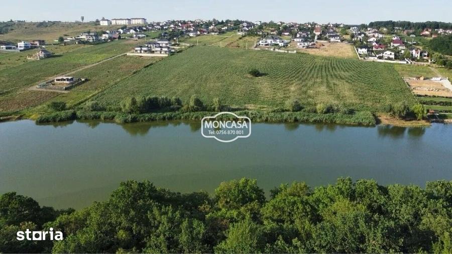 Teren intravilan cu deschidere 29 m.l la Lacul Lebada Rai - 2