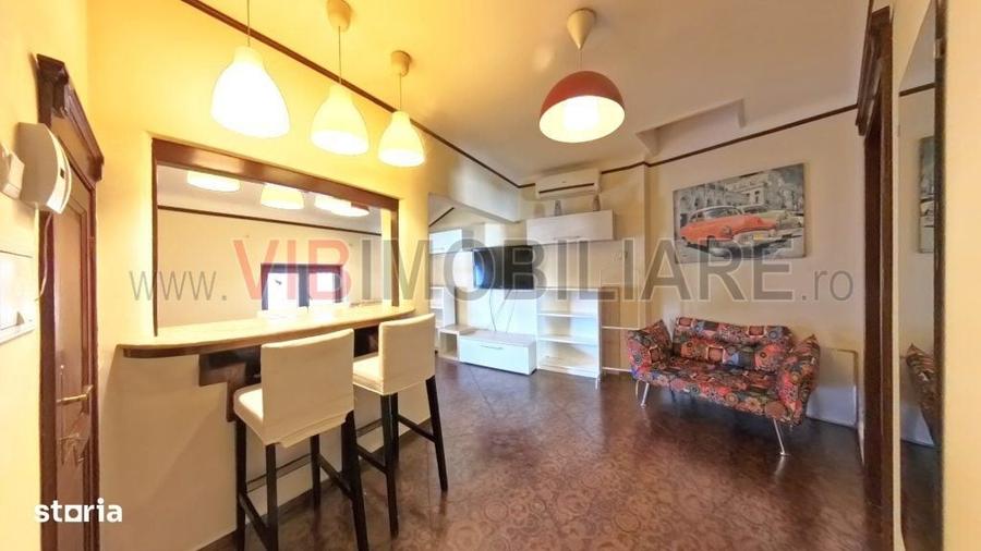 Apartament cu 2 camere semidecomandat în Grădina Icoanei