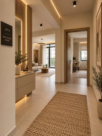 Apartament cu 3 camere semidecomandat în Moșilor