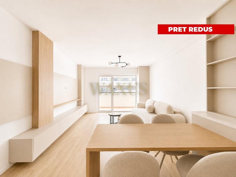 Apartament cu 2 camere semidecomandat, mobilat în Florești