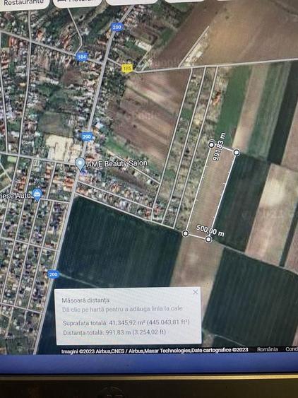 Teren de 18000 mp, în Dascălu