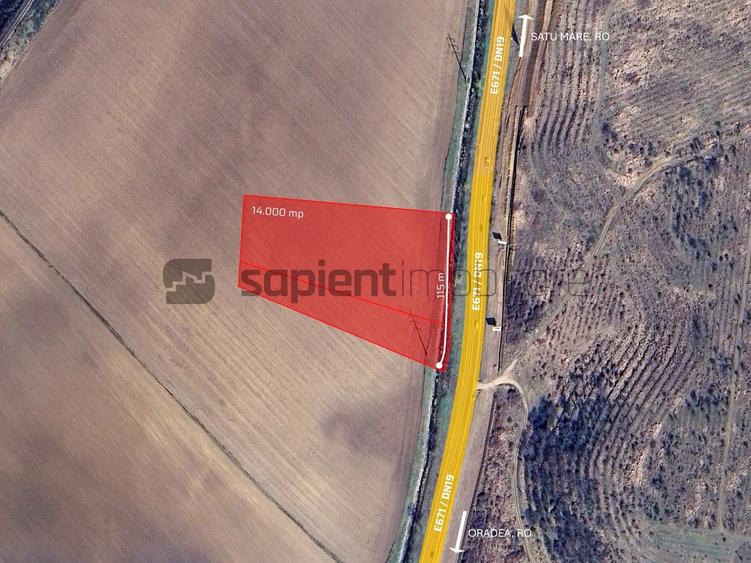 Teren Construcții intravilan de 14000 mp, în Episcopia Bihorului