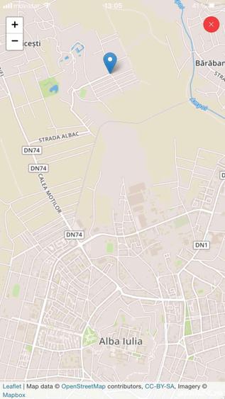 Teren de 345 mp, în Central