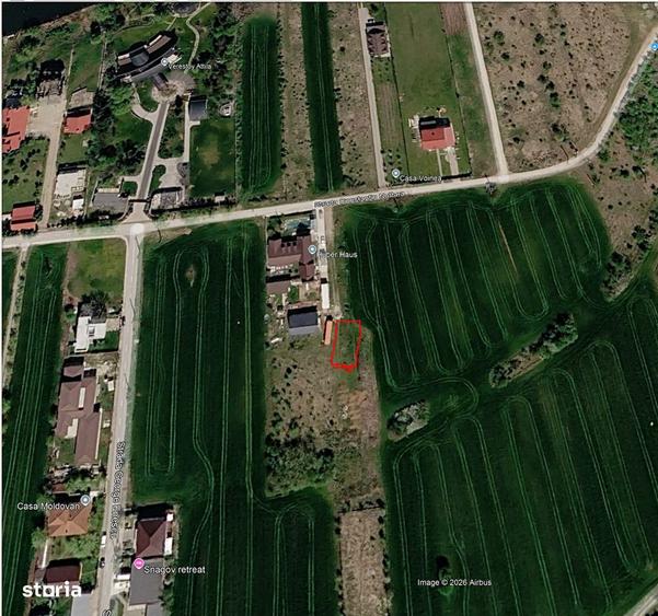 teren intravilan Vladiceasca Snagov 500m2 +1/4 din cota drum,langa lac - 1