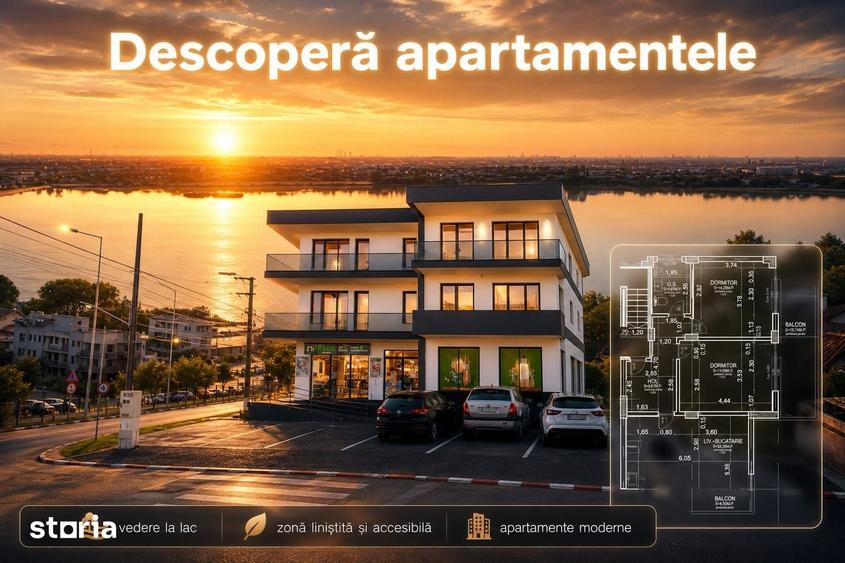 Apartament cu 3 camere semidecomandat în Glina