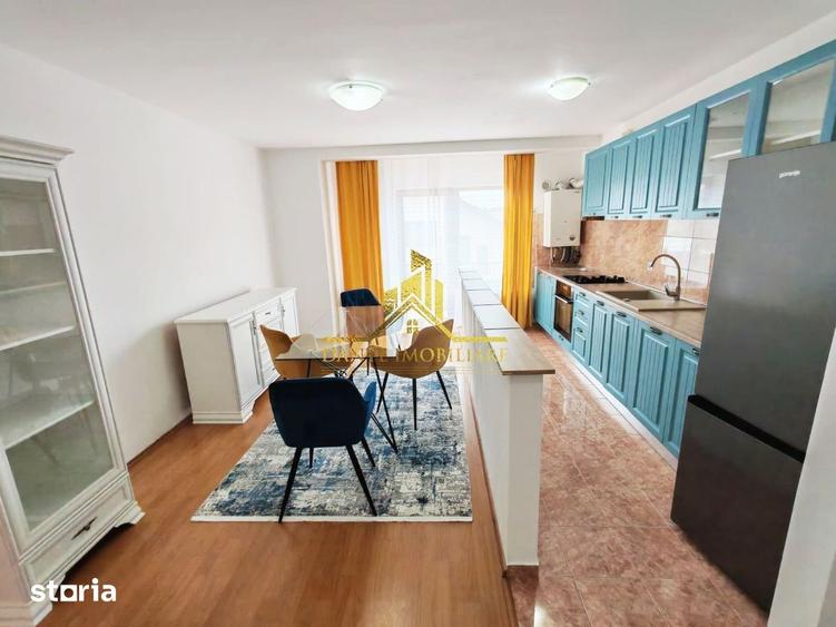 Apartament cu 3 camere semidecomandat, mobilat în Florești
