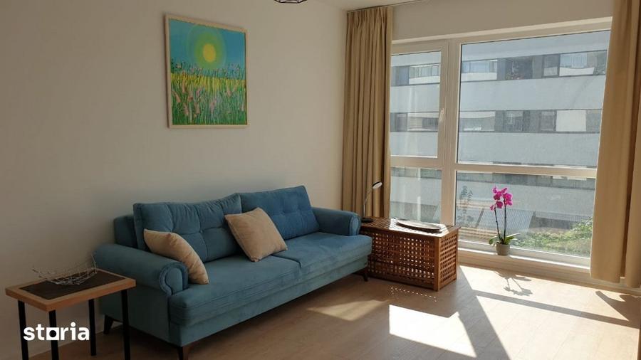 Apartament cu 2 camere, mobilat în Străulești