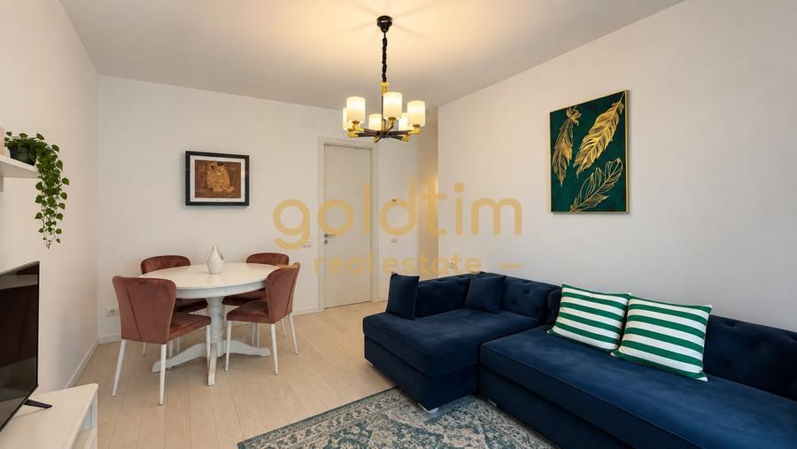 Apartament cu 2 camere decomandat, mobilat în Herăstrău