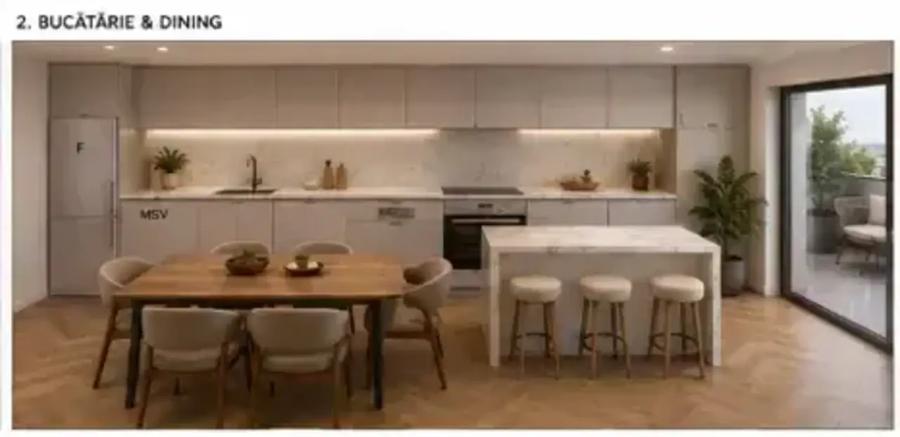 Duplex 3 camere | 5 terase | Smart Home |Metroul Pipera I Comision 0% - 2
