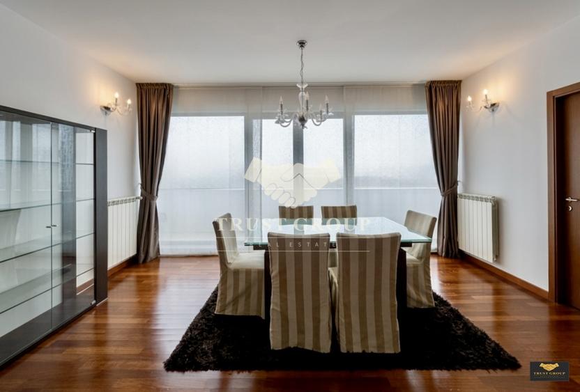Apartament cu 4 camere semidecomandat, mobilat în Herăstrău