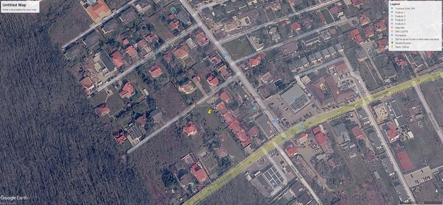 Teren Construcții intravilan de 1000 mp, în Corbeanca