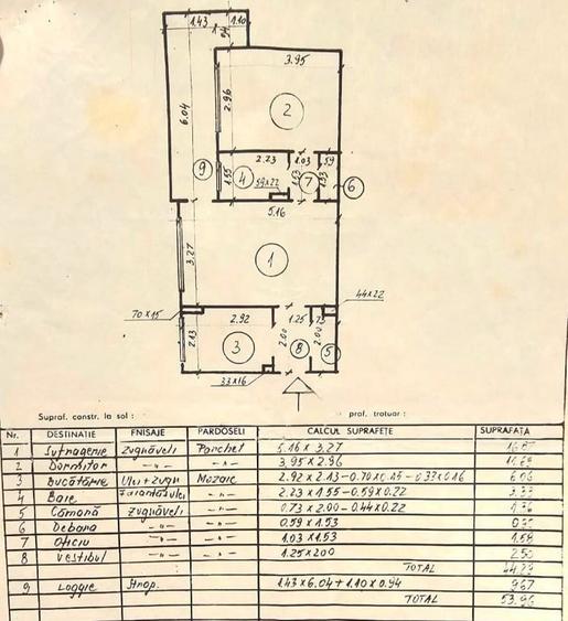 Apartament cu 2 camere semidecomandat în Drumul Taberei