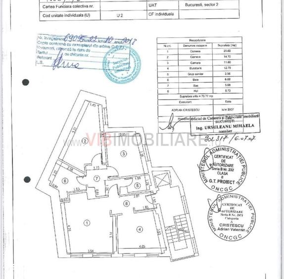 Apartament cu 3 camere semidecomandat în Ștefan cel Mare