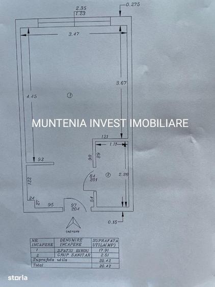 Garsonieră în Central