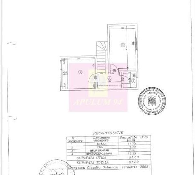 Spațiu comercial, de 105.44999694824 mp, în Basarabia