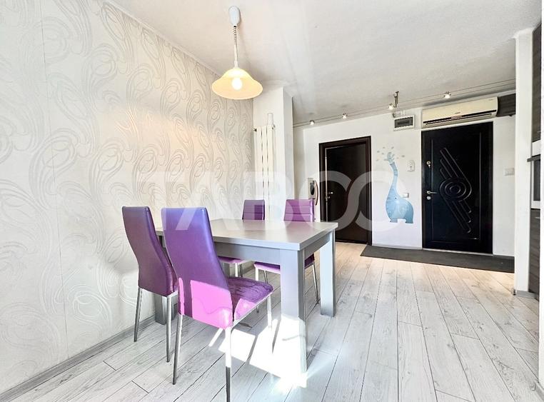 Apartament cu 3 camere decomandat, mobilat în Mărăști