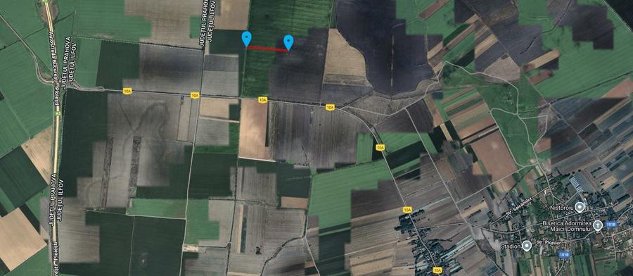 Teren agricol extravilan de 53211 mp, în Merii Petchii