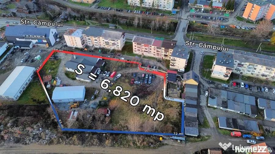 Teren de 6820 mp, în Sud
