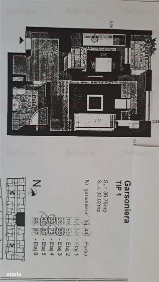 Vanzare garsoniera | Bdul N Grigorescu | bloc 2015 stradal | etaj - 4