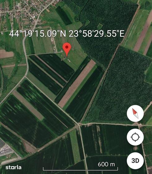 Teren de 701 mp, în Pielești