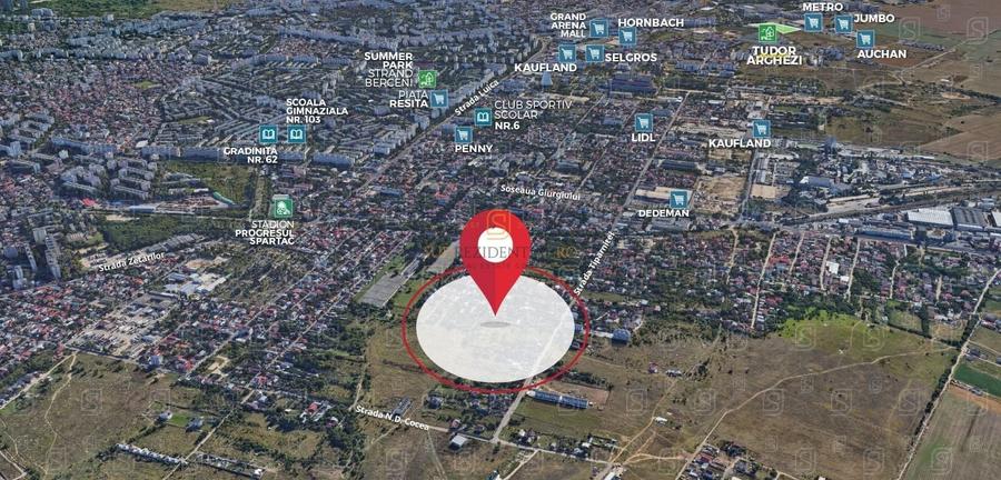 Teren agricol intravilan de 6261 mp, în Giurgiului