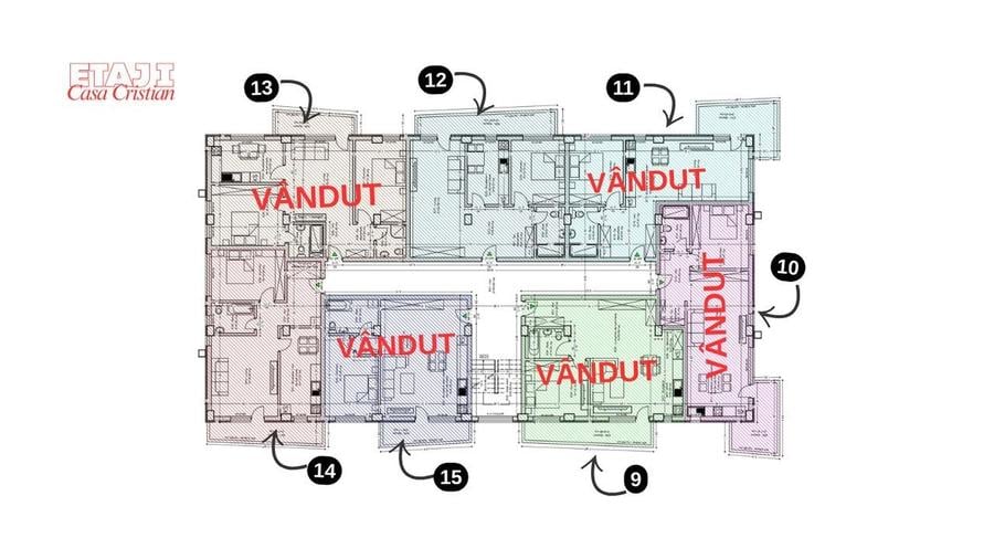 Apartament cu 2 camere si terasa de 6.11 m2, in Mangalia-800m de plaja - 1