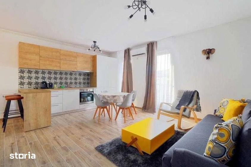 Apartament cu 2 camere semidecomandat, mobilat în Odăi