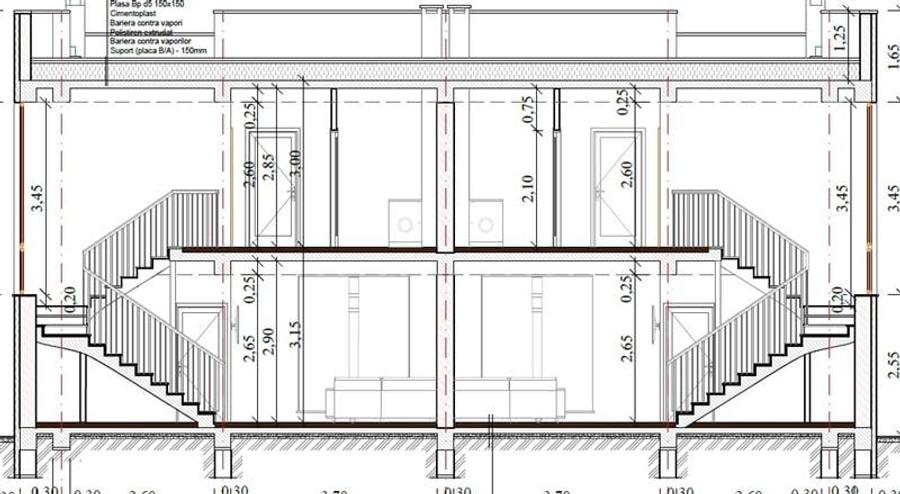 Duplex cu 4 camere cu Canalizare în Hărman