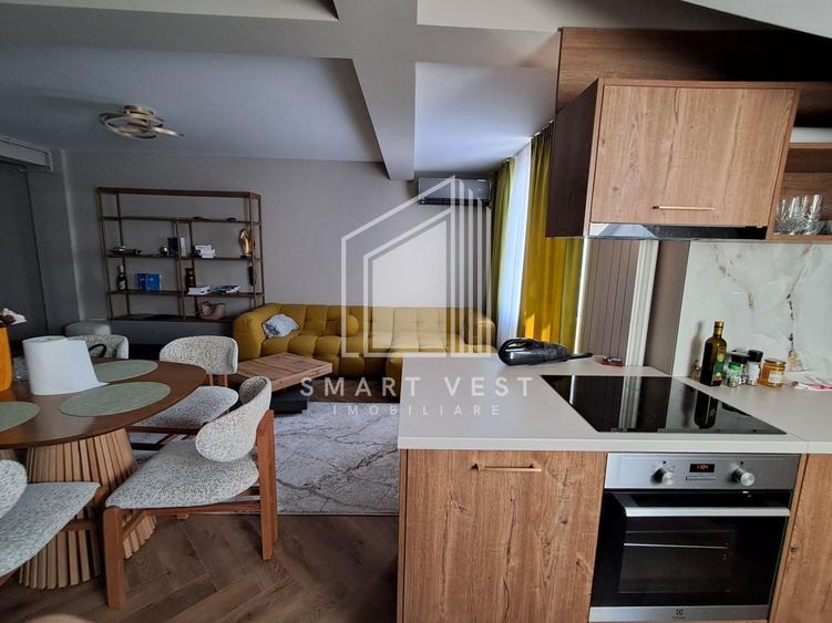 Apartament cu 3 camere decomandat, mobilat în Central