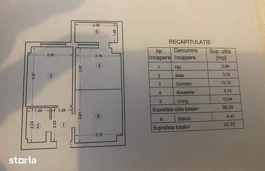 Apartament 2 camere, etaj 1, loc de parcare, Bucium - Lidl - 1