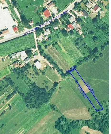 Teren de 1580 mp, în Exterior Vest