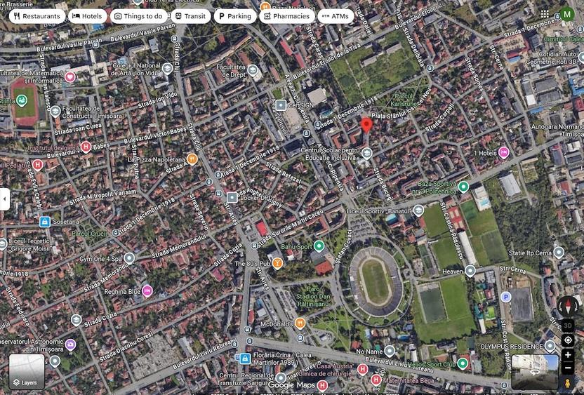 De inchiriat apartament spa?ios cu centrala proprie | Complex Studen?esc - 1