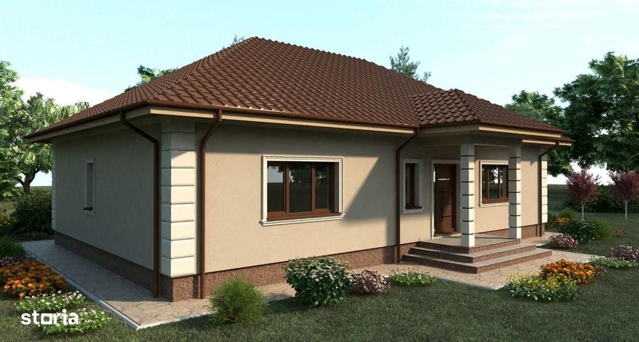 Casă cu 4 camere cu Teren 500 Mp în Sânpetru