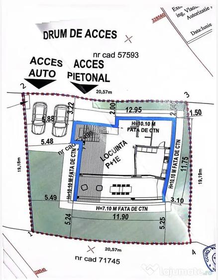 Casă cu 5 camere cu Teren 391 Mp în Chiajna