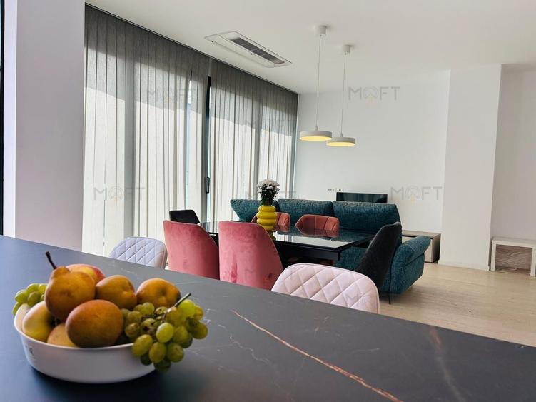 Apartament cu 4 camere decomandat, mobilat în Herăstrău