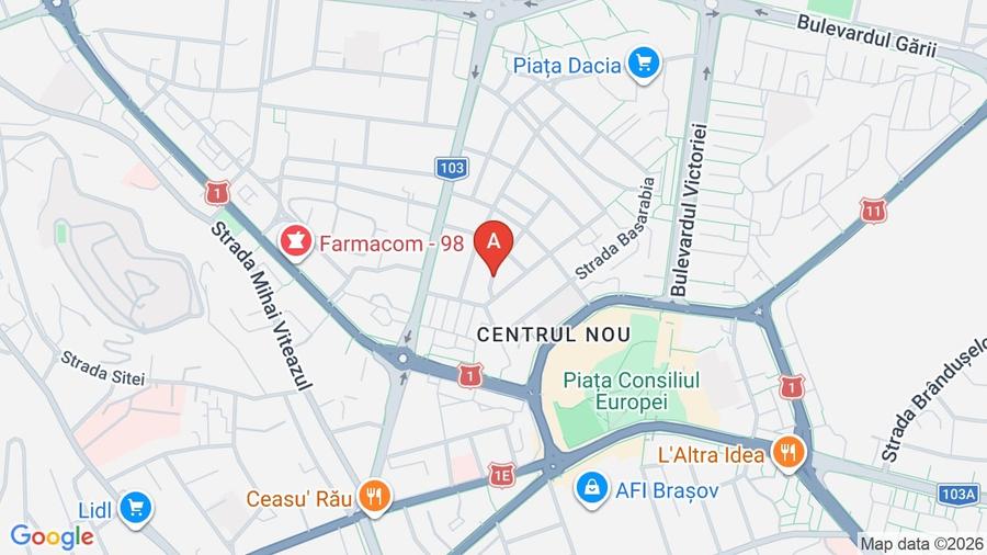 Garsonieră semidecomandată, mobilată în Centrul Civic